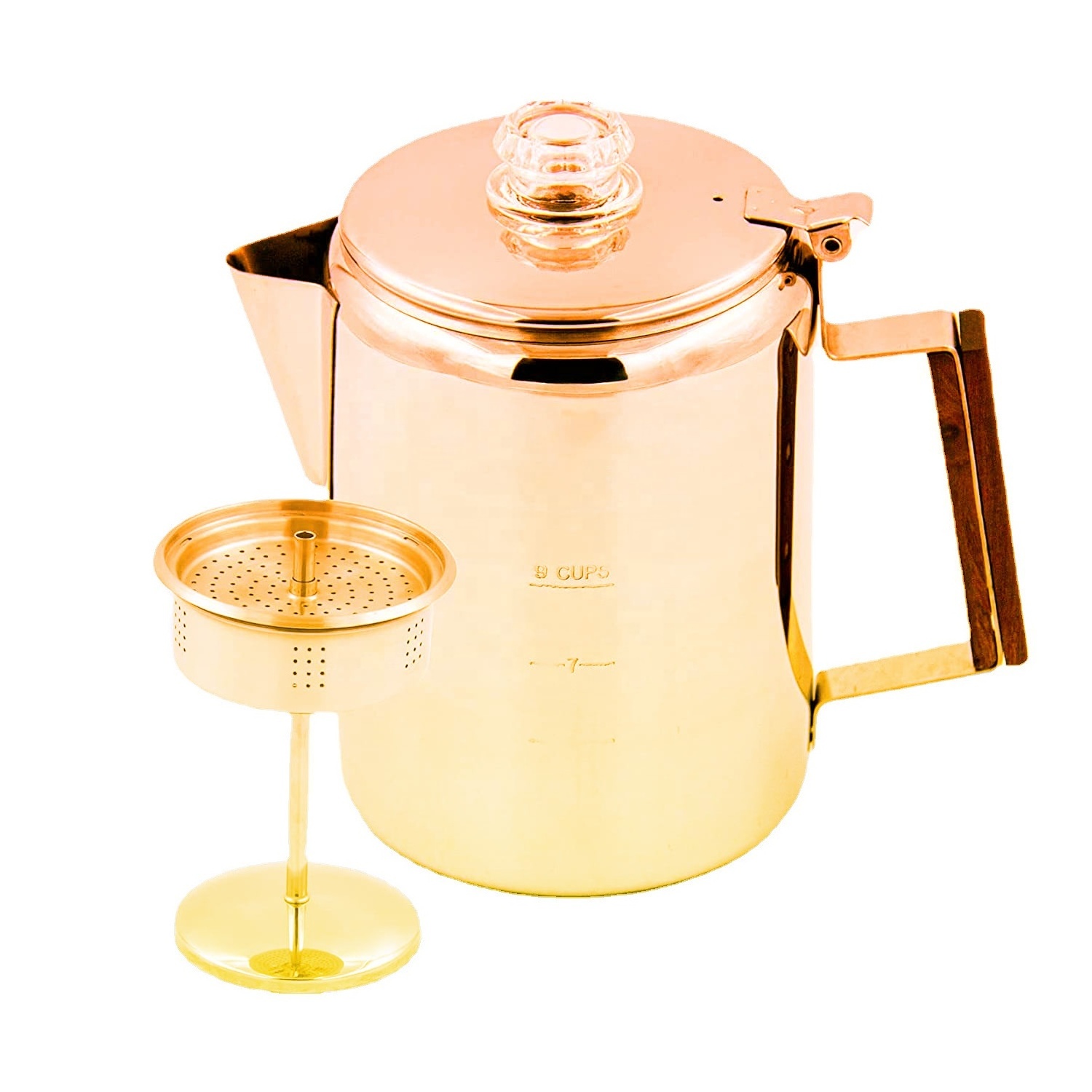 Customized Surface painting Stainless steel insulated outdoor coffee pot coffee maker teapot French Press