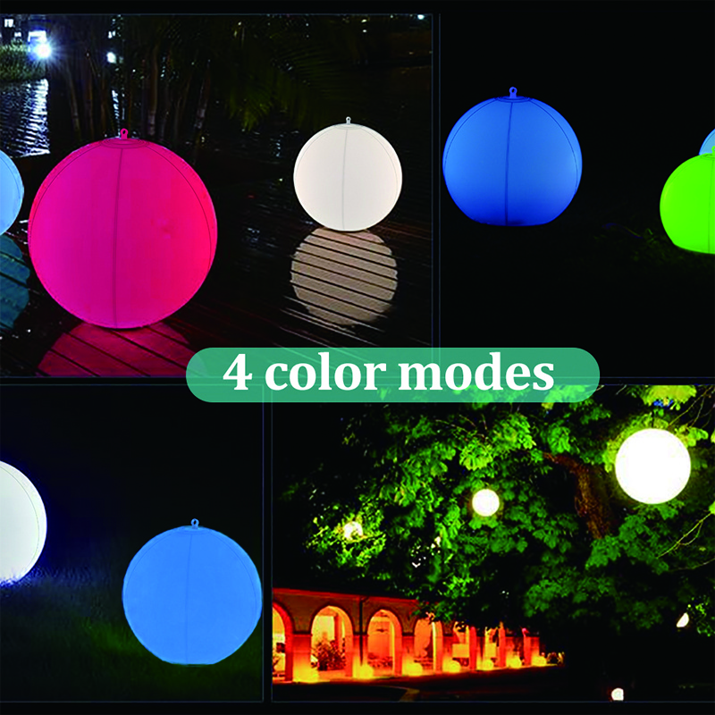 Garden Solar Light Ball/led Glow Swimming Pool Ball/led Glow Ball Floating Lights LED PVC 30 IP68 14 Inch Solar Florescent Bulb