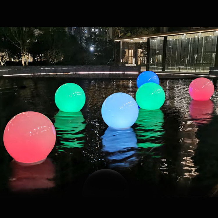 Solar Light Under Ocean Decor Rgb Gift Box PVC Plastic for Garden Best Price Outdoor Ip68 Waterproof Floating Pool Lights 0.5