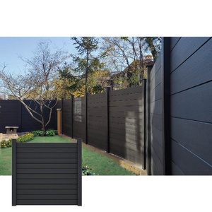 Swimming Pool Side Residential Privacy Wpc Fence and Gate