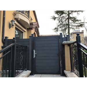 Vinyl Wood Composite Privacy Fencing Design Wpc Gate and Fence