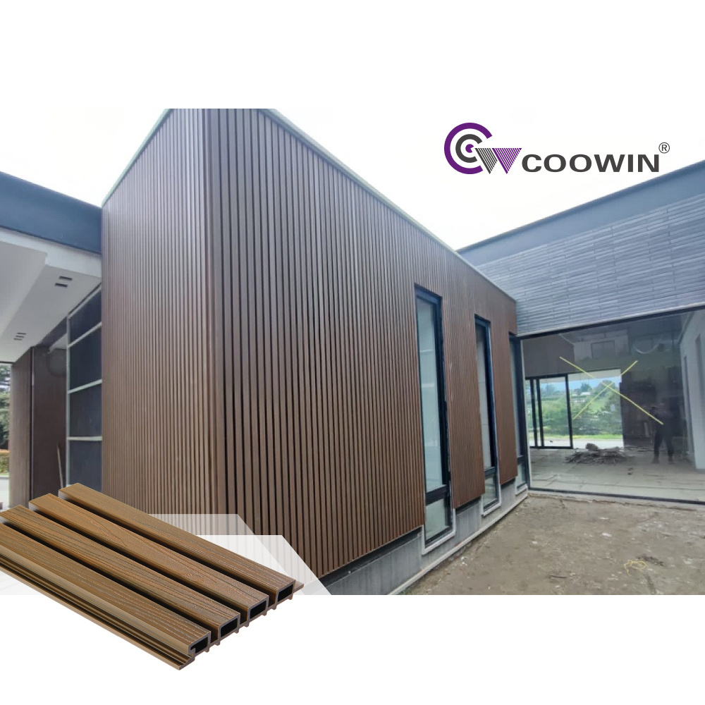 Co-extrusion Waterproof anti-UV new Generation Outdoor decoration Exterior composite wpc wall Cladding