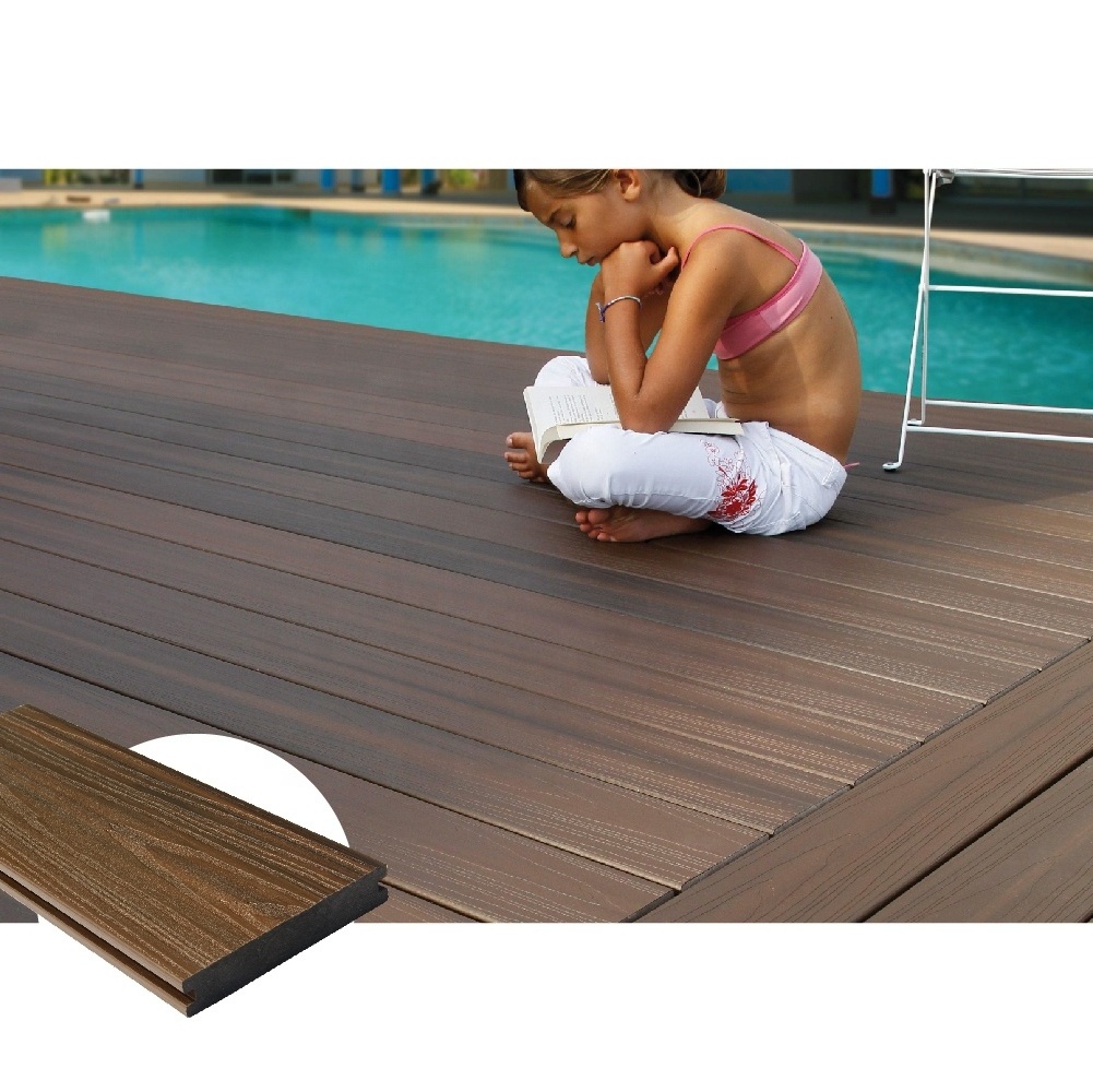 Outdoor Garden Patio Swimming Pool Wood Composite Decking Floor