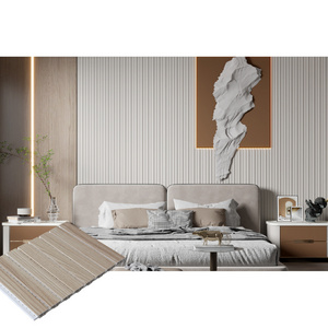 Wood grain surface series entry headboard panels wall marble panel pvc WPC Wall Panel