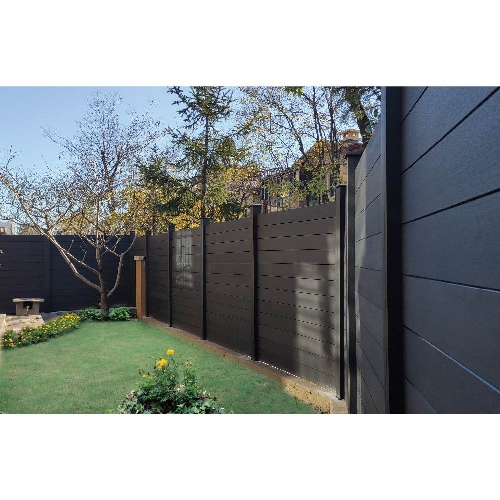 Swimming Pool Side Residential Privacy Wpc Fence and Gate