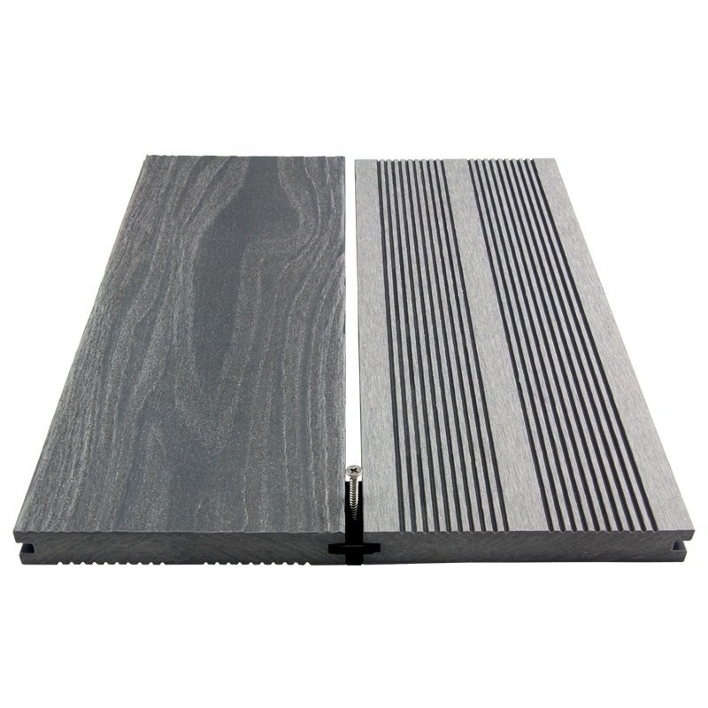 exterior waterproof pvc decking interlocking wpc deck tiles composite decking board for terrace