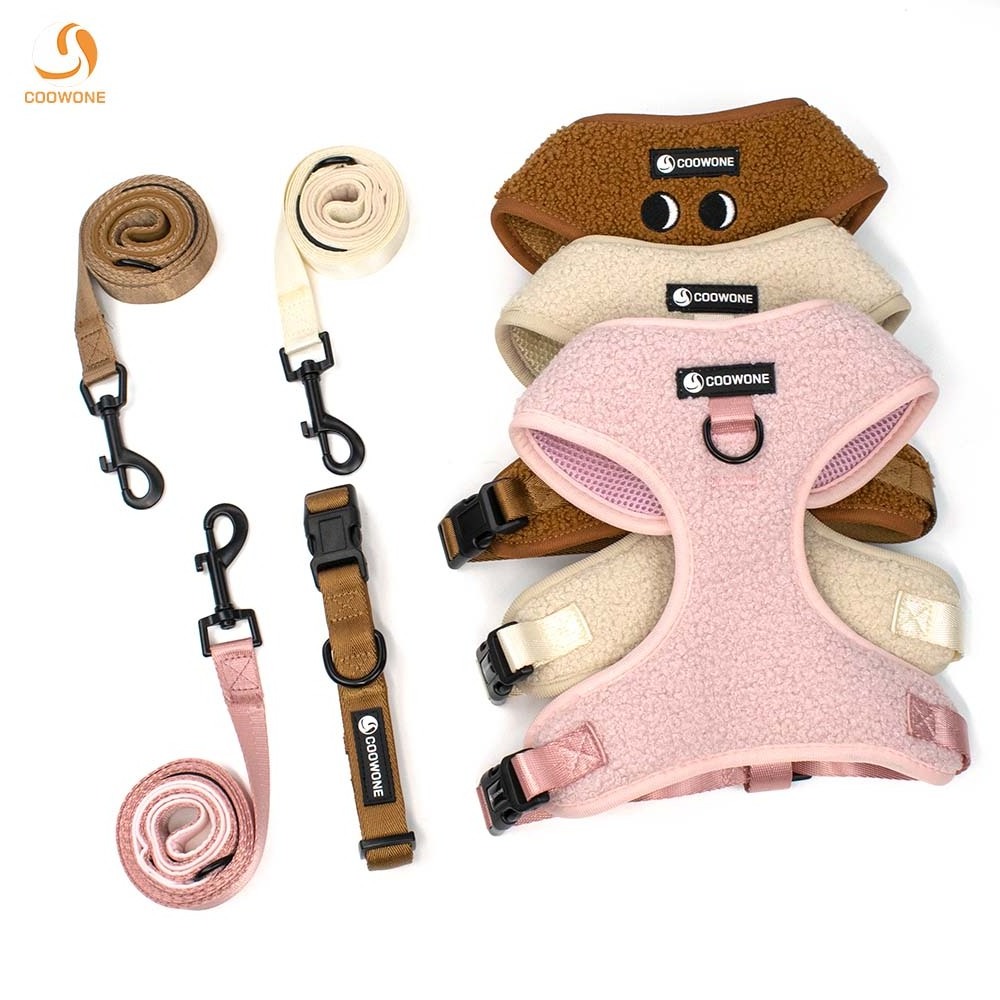 Teddy Dog Harness Set French Bulldog Luxury Leash Dog Training Collar And Leash Sets For Dogs Customized Pet Products