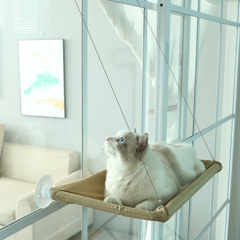 Cat bed High Load Capacity for Cat Resting Sleeping Window Hanging Hammock Pet Hammock Cat Bed for Window and wall