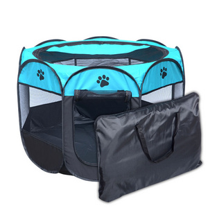 Portable Pet Playpen Pet Exercise Tents Dog Kennel House Playground for Puppy Dog Cat Indoor Outdoor Travel Camping Tent