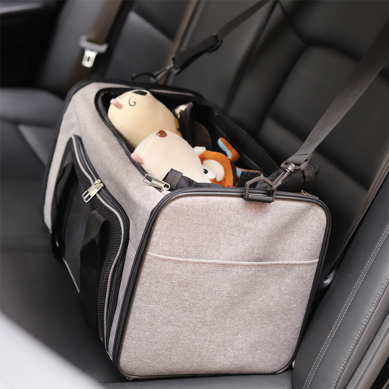 Portable Dog Carry Bag Travel Pet Carrier Bag Dog Car Seat Booster For Pet Dog Cat