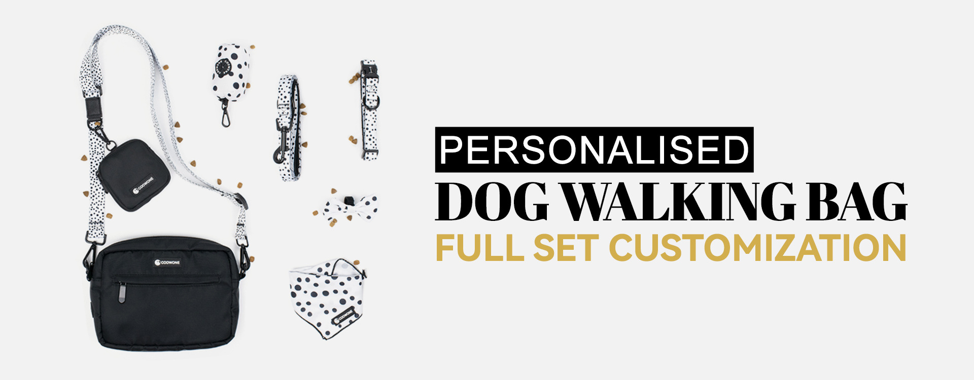 Personalized Dog Walking Crossbody Bag With Poop Bag Dispenser Dog Walking Bag Treat Pouch Mascotas