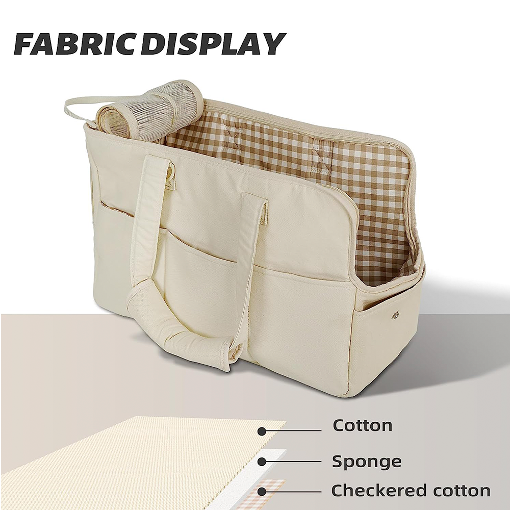 Dog Carrier for Small Dogs Cat Collapsible Travel Puppy Carrier with Large Pockets Dog Carrier