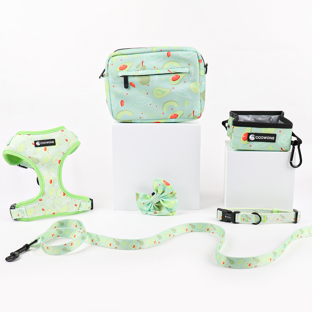 Premium Private Label Small Dog Harness Set Dog Collar Harness Set Pet Leash Pet Training Supplies