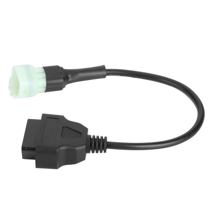 6Pin to 16Pin Adapter Cable OBD2 Engine Fault Diagnosis and Detector Connector Cable Fits for Motorcycles