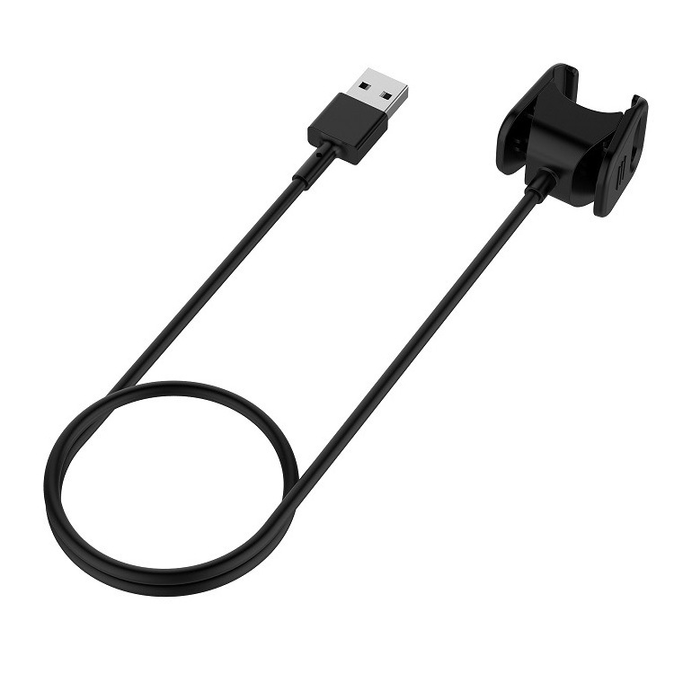 For Fitbit Charge 4 Charger USB Charging Cable Cord Clip Replacement 55CM/100CM Charger Cradle Dock For Fitbit Charge 3 Parts