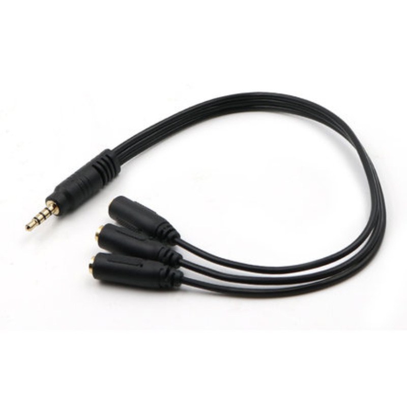 3.5mm 3 Way Port Aux Multi Headphone Earphone Audio Splitter Adapter 3.5mm Jack HUB Spliter Cable Extender 1 Male to 3 Female