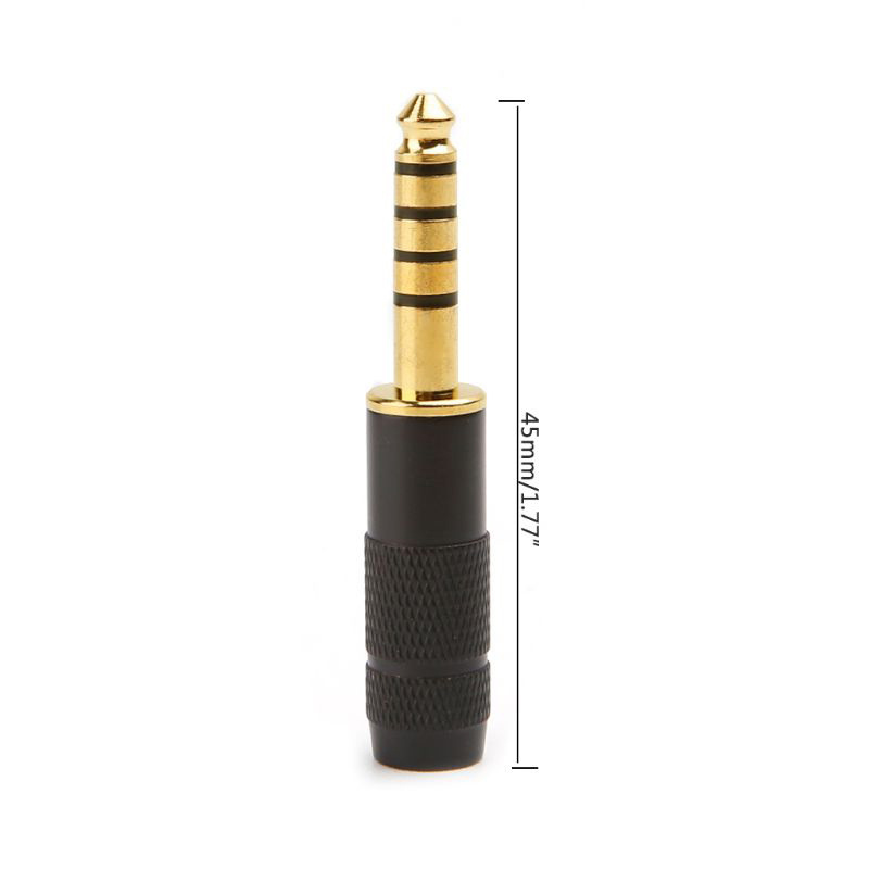 4.4mm Jack 5 Poles Male Full Balanced Headphone Earphone Plug Adapter