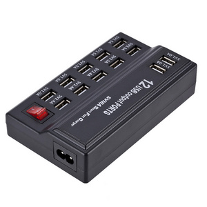 Multiple Ports Charger Charge Station Fast Charge HUB 10 Ports Smart Charging Socket For Mobile Phone Tablet Digital Charger