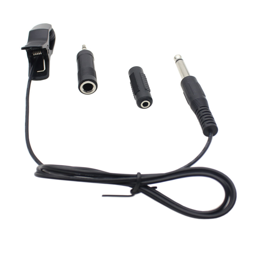 1set Clip On Microphone Pickup Acoustic Guitar Violin Mandolin Ukulele Banjo Amplifier Speaker Sound Instrument Accessory