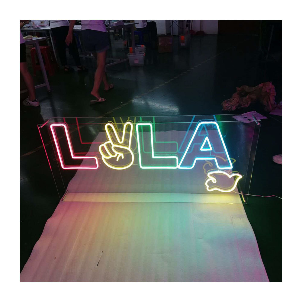 wholesale custom design acrylic neon sign neon light for personalise