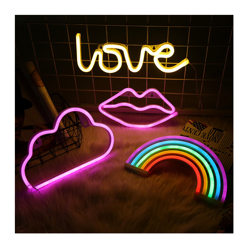 Wedding Party LED Neon Sign Custom Neon Light 5V USB Neon Flex Sign Logo Customization Acrylic Letters Small