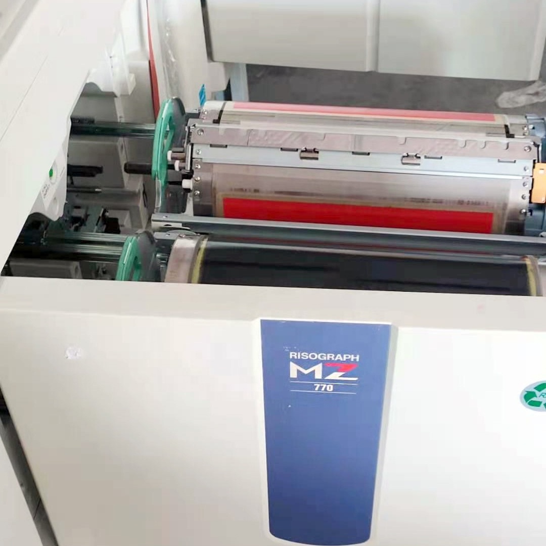 2 Colors MZ Risos Printer MZ 770 970 A3 Good Condition Risographs Digital Duplicator Machine