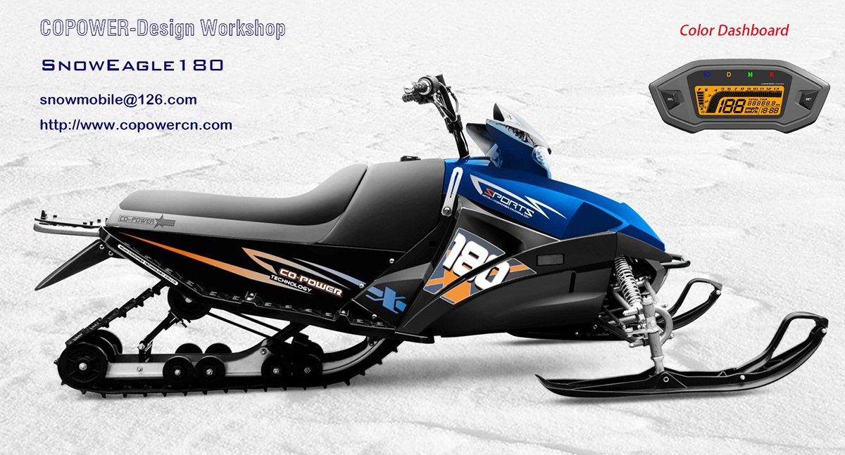 SnowEagle180 kids snowmobile,skidoo snowmobile,mini snowmobile,snowmobile ski doo  for sale(Direct factory)