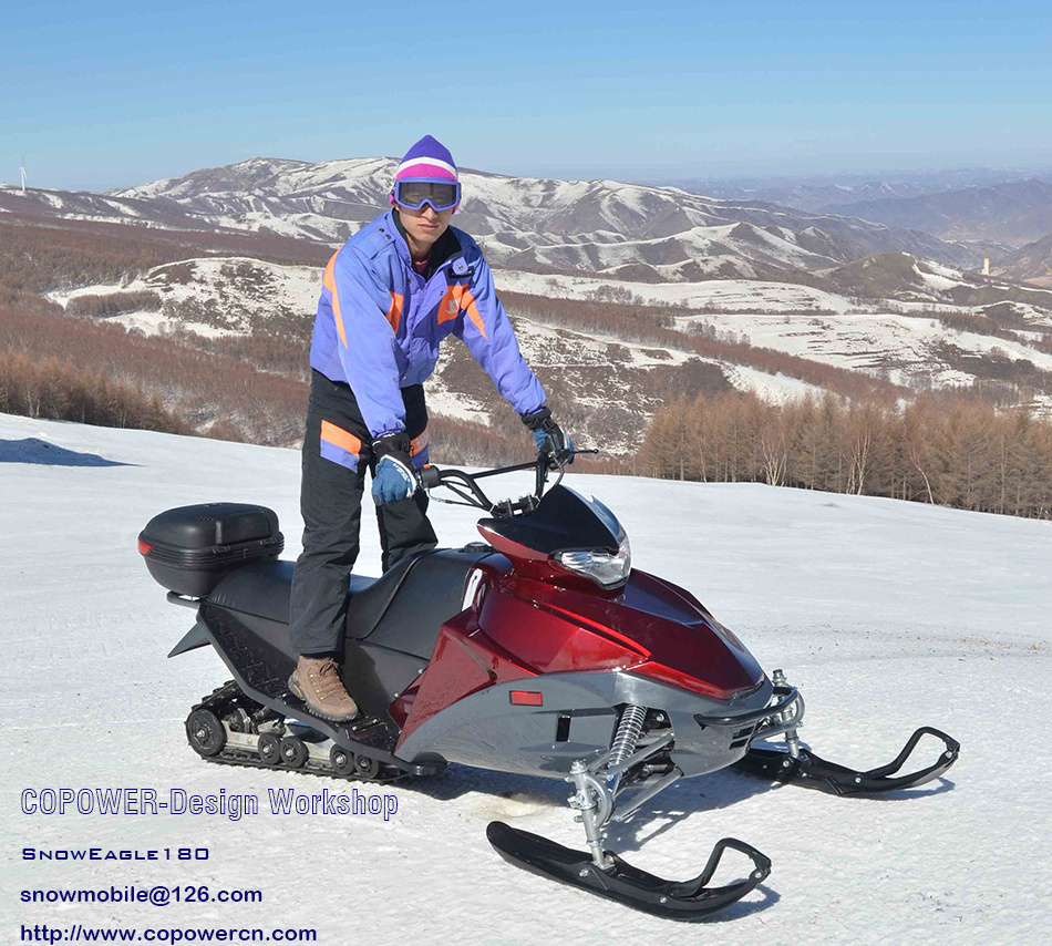 SnowEagle180 snowmobile 300cc,snowmobile snow vehicle,mini snowmobile for kids,snow scooter for sale(Direct factory)