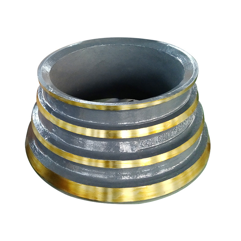 China Supplier Ore Mining Cone Crusher Wear Parts Concave and Crushing Section Mantle Lining