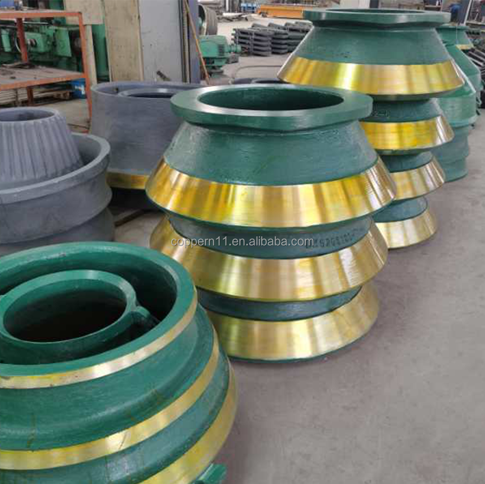 COPPERN High Manganese Steel GP100 GP330 GP500 Mantles and Bowl Liners Cone Crusher Parts Multiple Cylinder Fixed Cone Liner