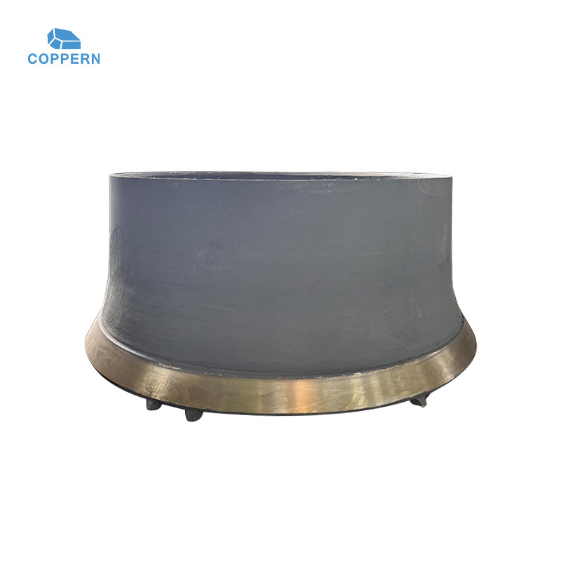 COPPERN High Manganese Steel GP100 GP330 GP500 Mantles and Bowl Liners Cone Crusher Parts Multiple Cylinder Fixed Cone Liner