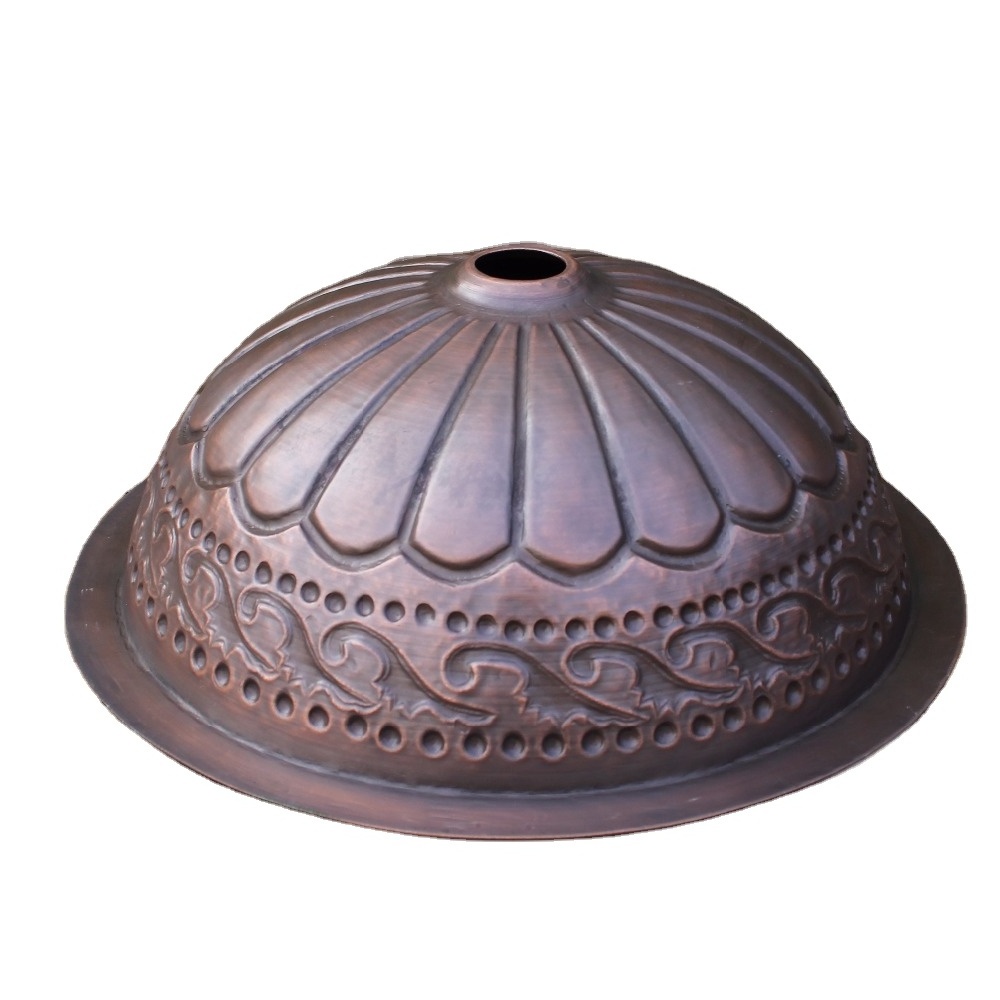 European wash basin / pure copper bathroom sink / hand made copper round sink for bathroom