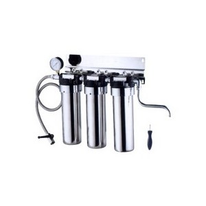 3 stage Stainless Steel Pipeline Connected Water Filter/Purifier KK-B3