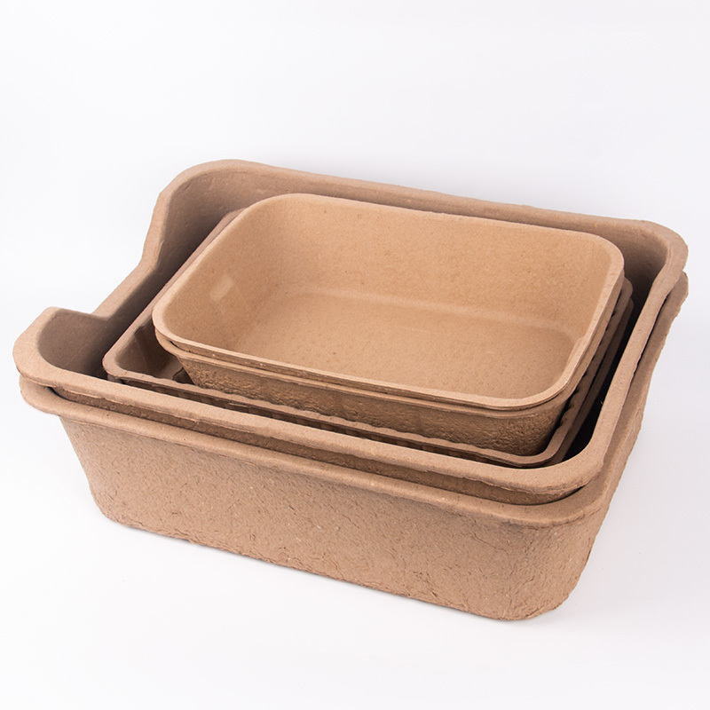 Disposable Cardboard Box Earth-Friendly Litter Pan Mobile Rabbit Cat Litter Tray Cat Travel Portable Paper Litter Box