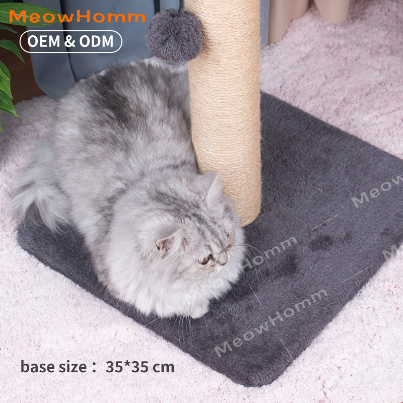 Wholesale Cat Accessories Pet Supplies Sisal Cat Scratching Post Sisal Pole Jute Column Small Cute Kitten Cat Scratching Post