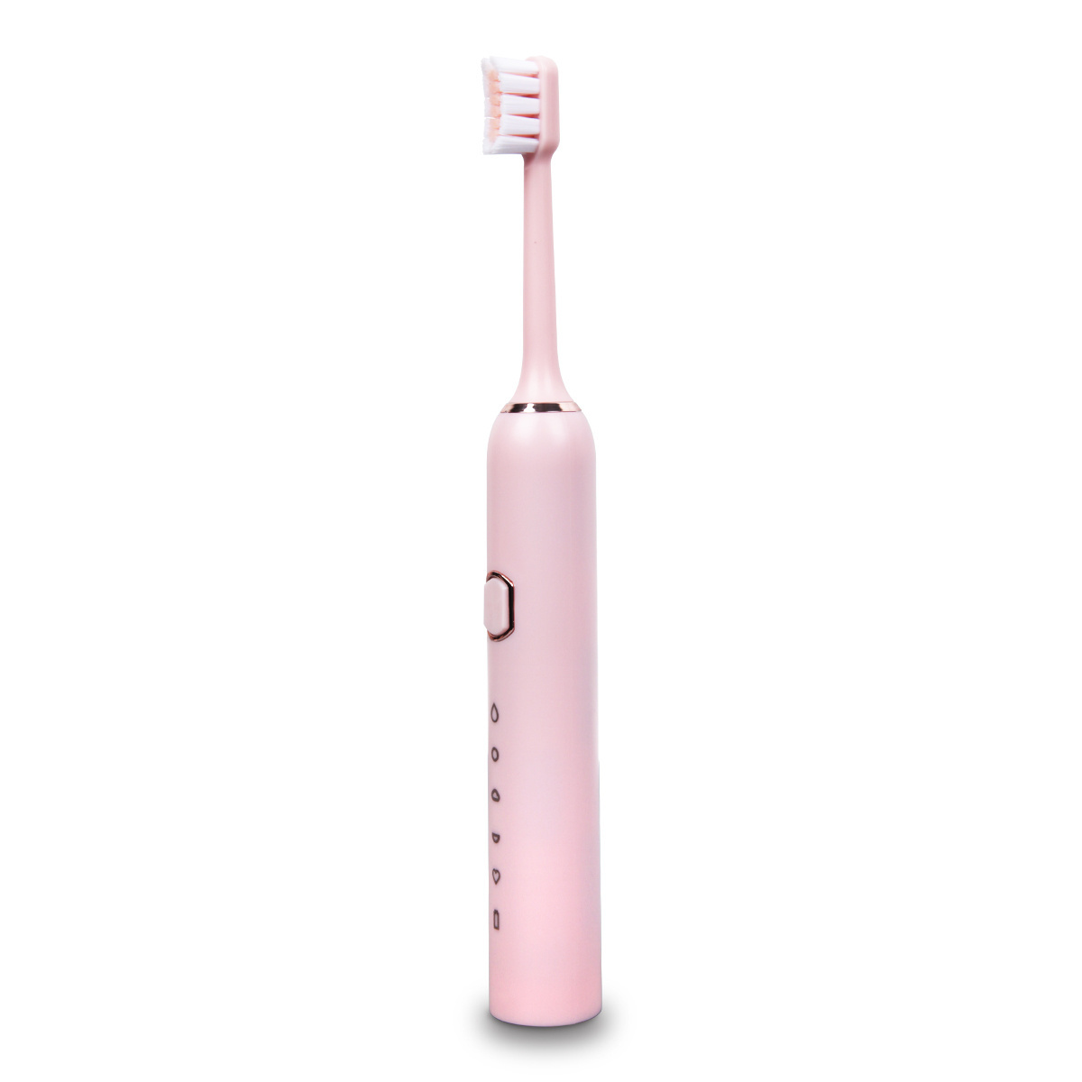 Hot Seller Beautiful Adult Travel Mini Waterproof 2 Head Rechargeable Sonic Electric Toothbrush