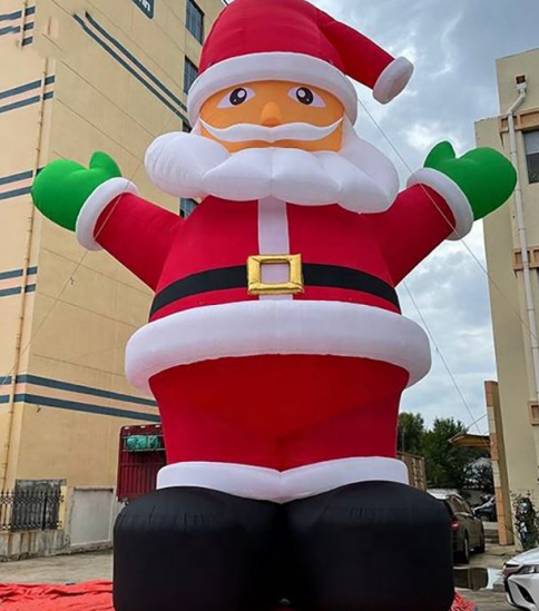 Christmas Advertising Giant PVC Material Christmas Inflatables,Outdoor Yard Decoration,Inflatable Xmas Santa