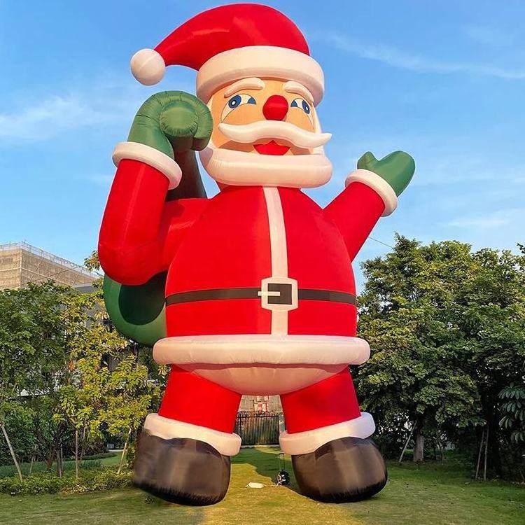 Christmas Advertising Giant PVC Material Christmas Inflatables,Outdoor Yard Decoration,Inflatable Xmas Santa