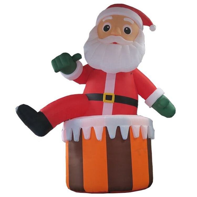 Christmas Advertising Giant PVC Material Christmas Inflatables,Outdoor Yard Decoration,Inflatable Xmas Santa