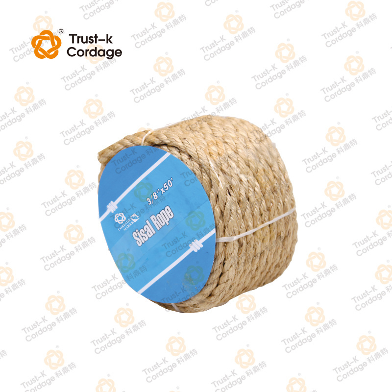 2023 Best Selling Products/Sisal 3 strand Twisted Rope/Natural Fiber Rope Hank, Bundle, Coil, Reel