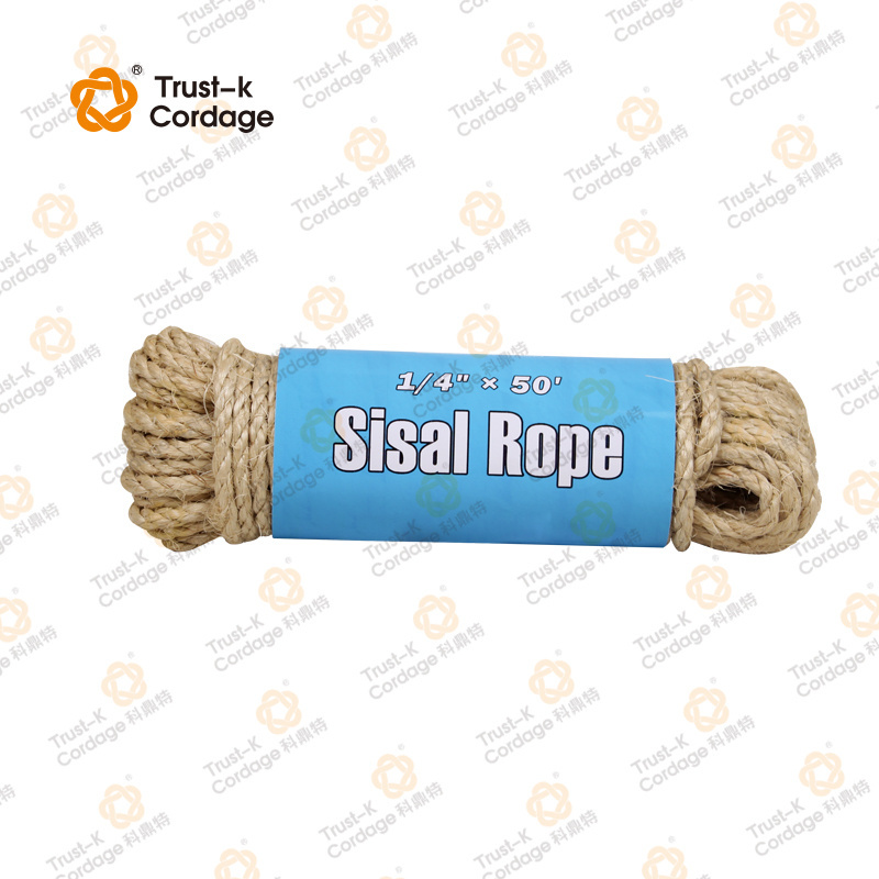 2023 Best Selling Products/Sisal 3 strand Twisted Rope/Natural Fiber Rope Hank, Bundle, Coil, Reel