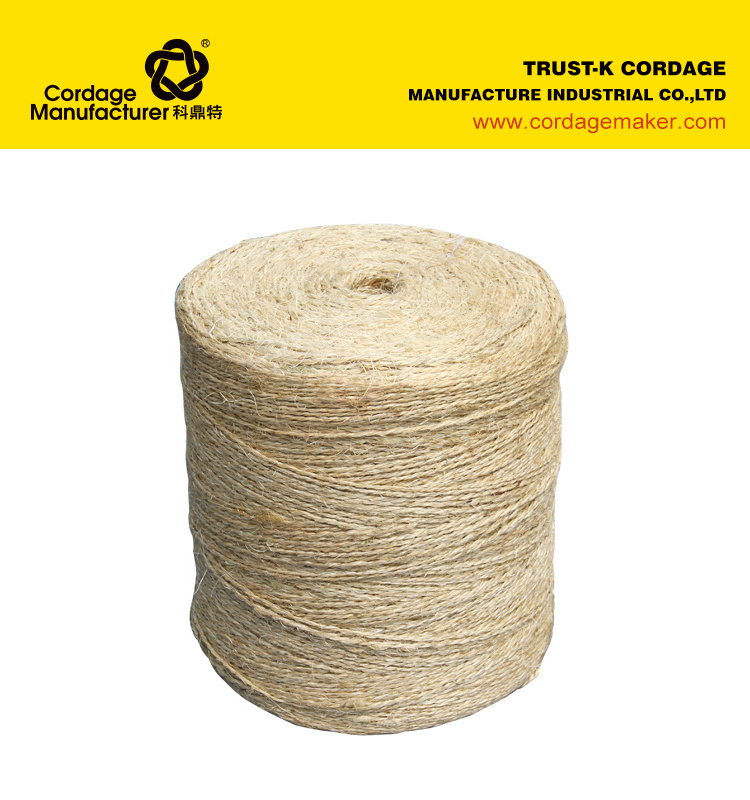 1-3mm linen cord nature fiber twine sisal twine