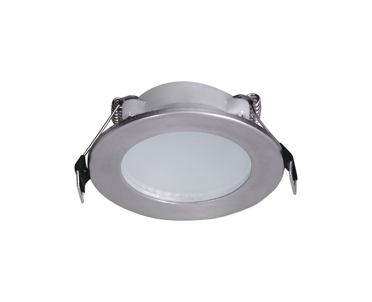 Ultra Slim Under Cabinet LED Light 1W Aluminium Round Shell with Connection Wire Kitchen Bright Light