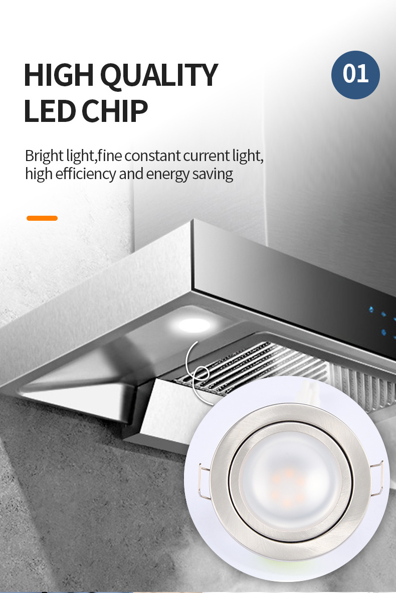 Smart Kitchen Range Hood Lamp Household LED Light Source Golden Supplier Cabinet Chimney Kitchen Aire