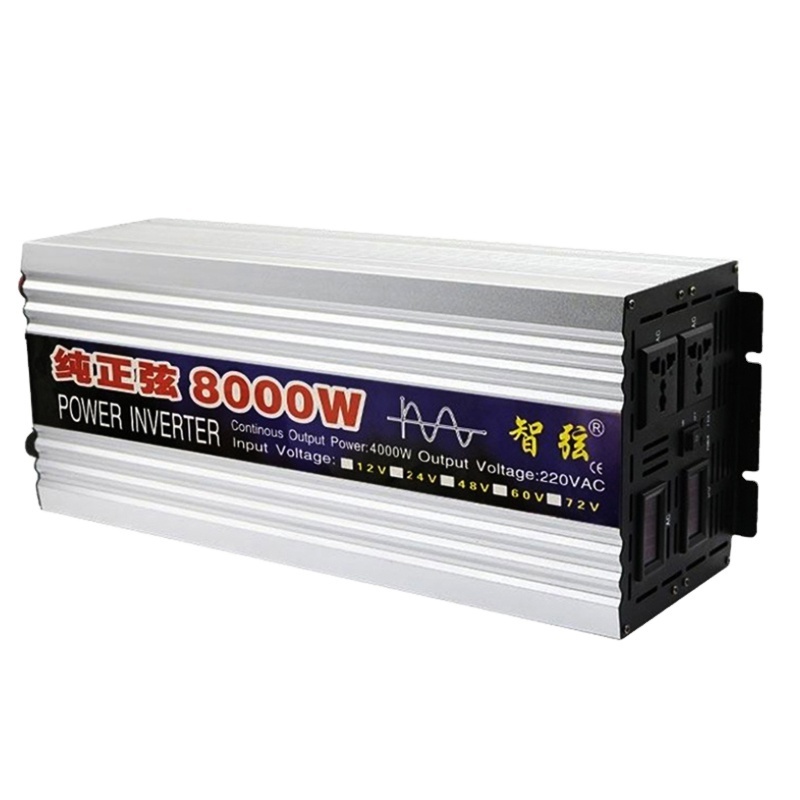 Pure Sine Wave Inverter 50Hz 60Hz 4000W 5000W 8000W DC 12V 24V To AC 220V inverter Power Converte Micror Car Voltage transforme