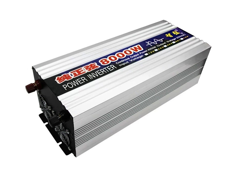 Pure Sine Wave Inverter 50Hz 60Hz 4000W 5000W 8000W DC 12V 24V To AC 220V inverter Power Converte Micror Car Voltage transforme