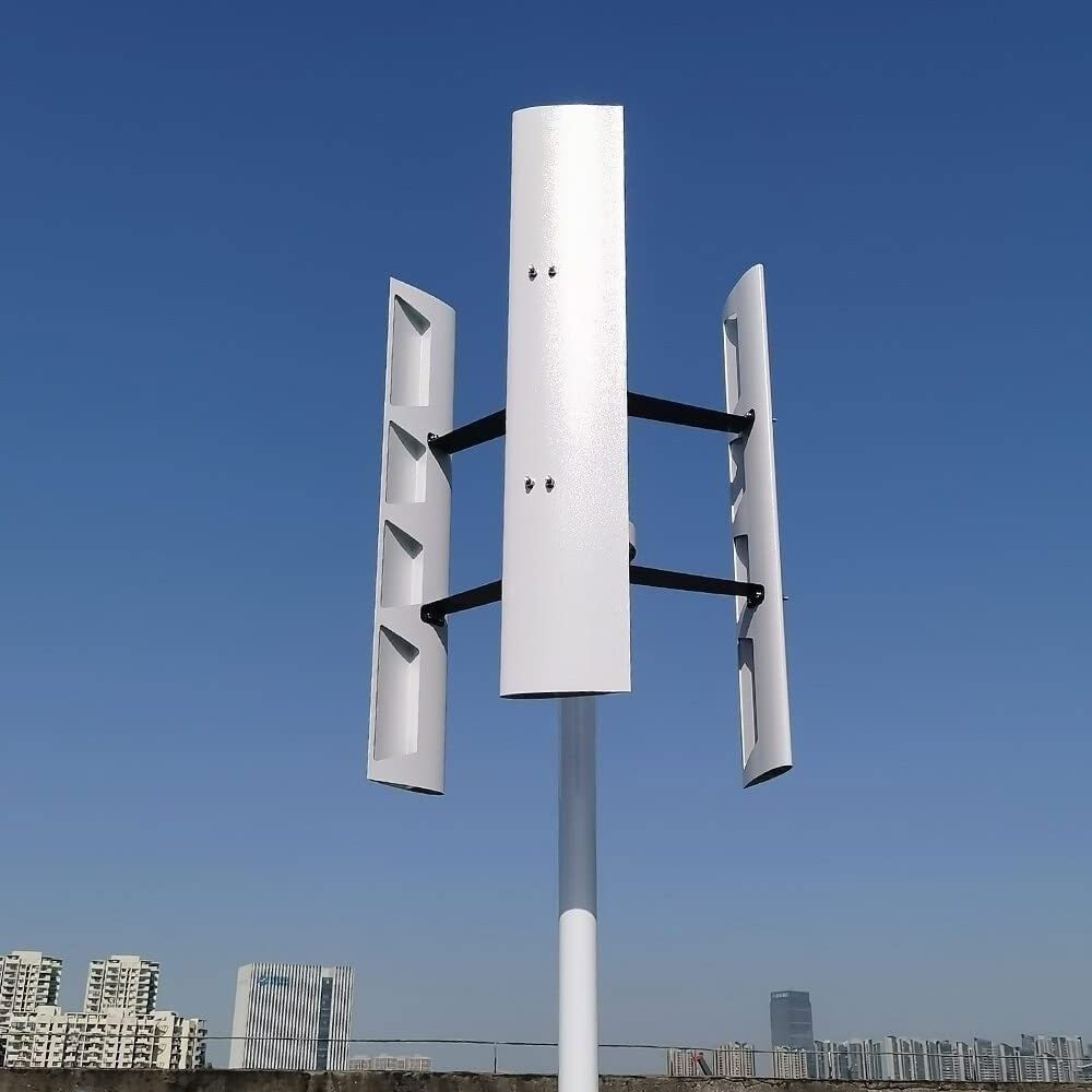 5KW 5000w 8000w Vertical Axis Wind Power Turbine 24v 48v 220v Wind Generator With MPPT Hybrid Controller For Homeuse Free Energy