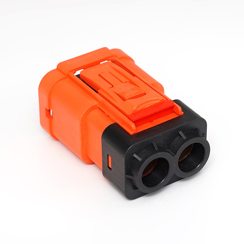 New plastic connectors 25A 40A 60A 80A 120A 200A IP67 2Pin HV DC Power EV Connectors HVIL EV Battery Connectors plug