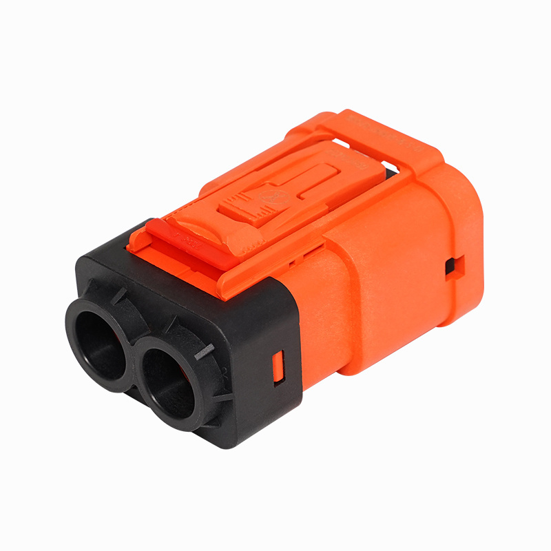 New plastic connectors 25A 40A 60A 80A 120A 200A IP67 2Pin HV DC Power EV Connectors HVIL EV Battery Connectors plug