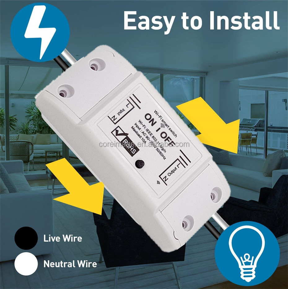 TUYA WiFi Smart Circuit Breaker 10A Over current under voltage protection power metering wireless Remote Control Switch